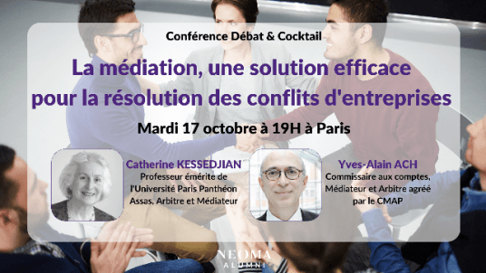 Conférence Cocktail - La médiation, une solution efficace pour la résolution des conflits d'entreprises 
