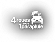 4 roues sous un parapluie