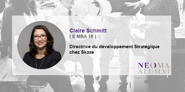 Claire Schmitt est désormais Directrice du développement stratégique de Skaze