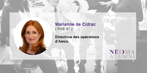 Marianne de Cidrac est nommée directrice des opérations d'Aésio