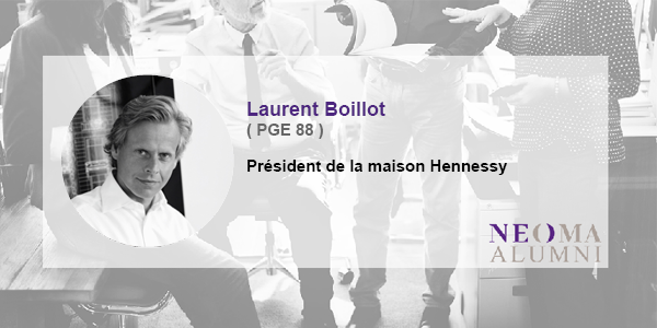 Laurent Boillot est nommé Président de la Maison Hennessy