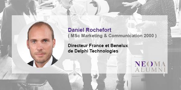 Daniel Rochefort est nommé directeur France et Benelux de Delphi Technologies