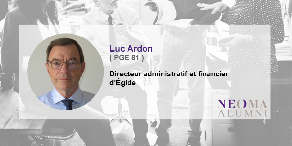 Luc Ardon est nommé directeur administratif et financier d'Egide
