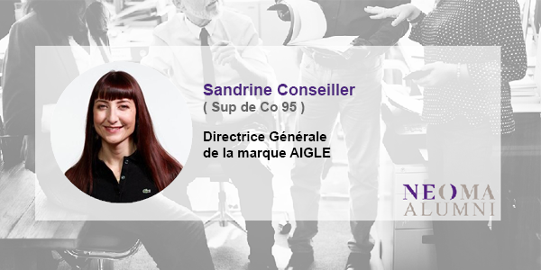 Sandrine Conseiller est nommée Directeur Général de la marque AIGLE
