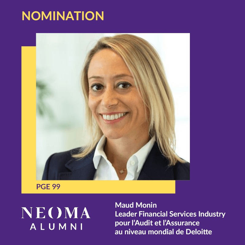 Maud Monin est nommée Leader Financial Services Industry pour l’Audit et l’Assurance au niveau mondial de Deloitte