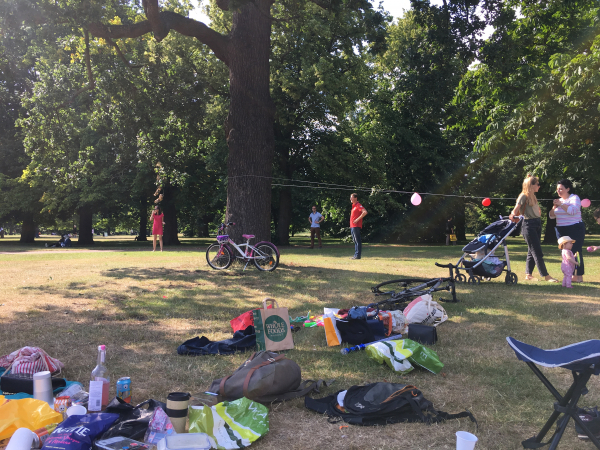 Activités sportive après le picnic !