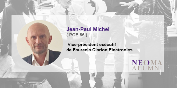 Jean-Paul Michel est promu vice-président exécutif de Faurecia Clarion Electronics