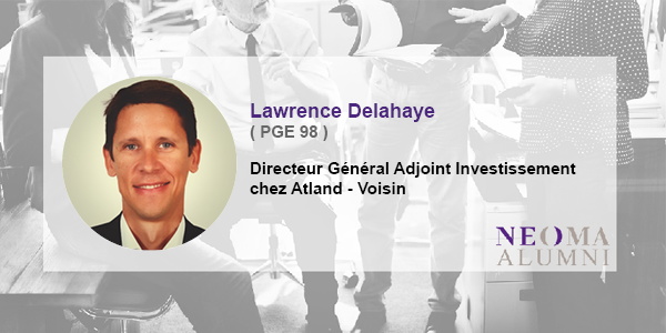 Lawrence Delahaye est promu directeur général adjoint investissement de la société Voisin