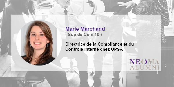 Marie Marchand est promue directrice de la Compliance et du Contrôle Interne d'UPSA