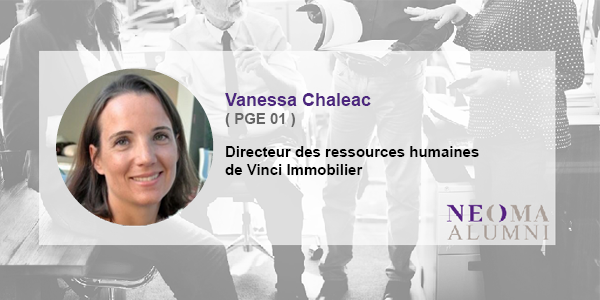 Vanessa Chaléac est nommée directeur des ressources humaines de Vinci Immobilier