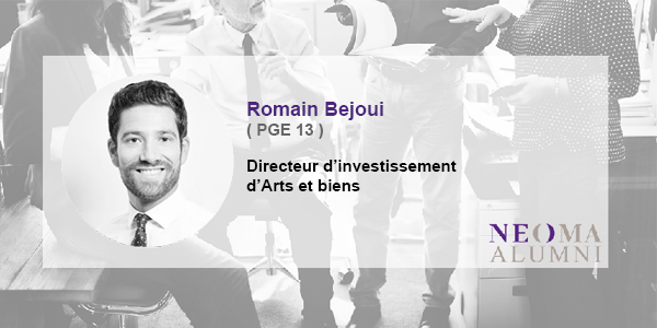 Romain Bejaoui est nommé directeur d'investissement d'Arts et biens