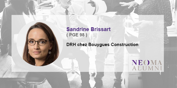 Sandrine Brissart est nommée DRH de Bouygues Construction