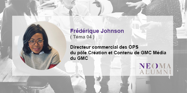 Frédérique Johnson est nommée directeur commercial des OPS du pôle Création et Contenu de GMC Média du GMC