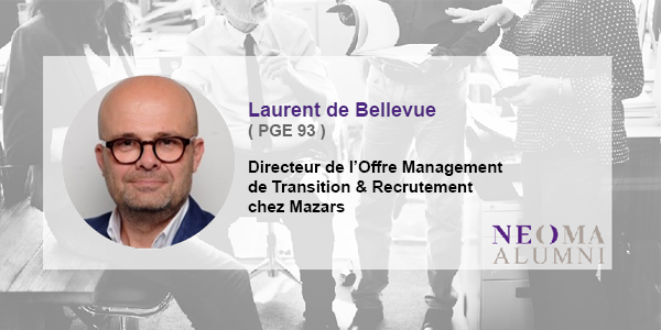 Laurent de Bellevue devient directeur de l'Offre Management de Transition & Recrutement chez Mazars