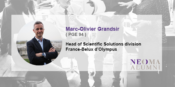 Marc-Olivier Grandsir a été promu head of Scientific Solutions division France-Belux d'Olympus