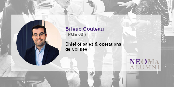 Brieuc Couteau a été nommé chief of sales & operations de Colibee