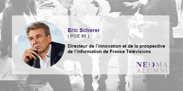 Eric Scherer est promu directeur de l'innovation et de la prospective de l'information de France Télévisions