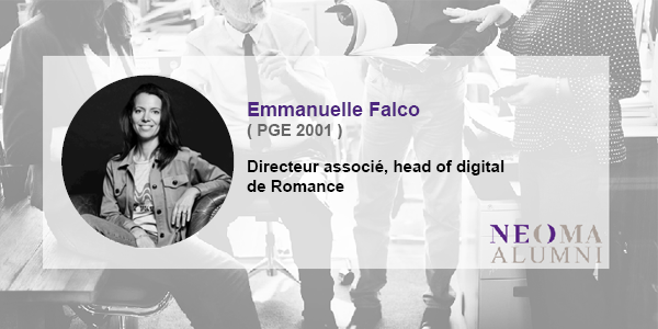 Emmanuelle Falco est nommée directeur associé, head of digital de Romance