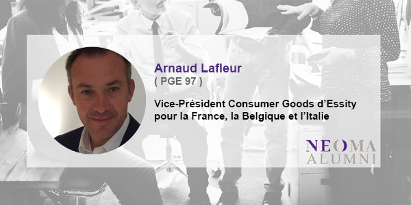 Arnaud Lafleur est nommé Vice-Président Consumer Goods d'Essity pour la France, la Belgique et l'Italie