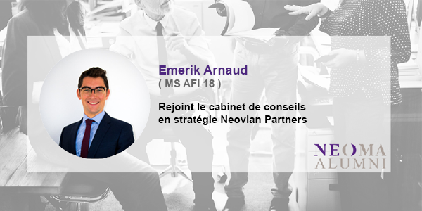 Emerik Arnaud rejoint le cabinet de conseils en stratégie Neovian Partners