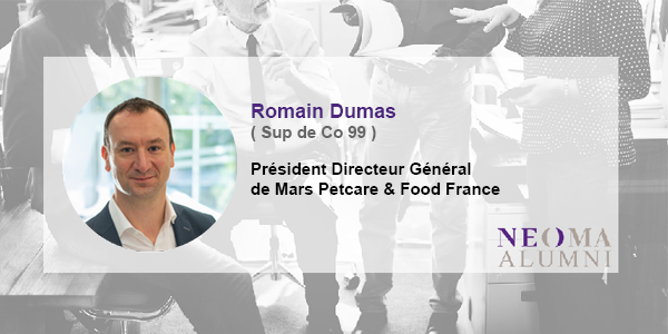 Romain Dumas est nommé Président Directeur Général de Mars Petcare et Food France