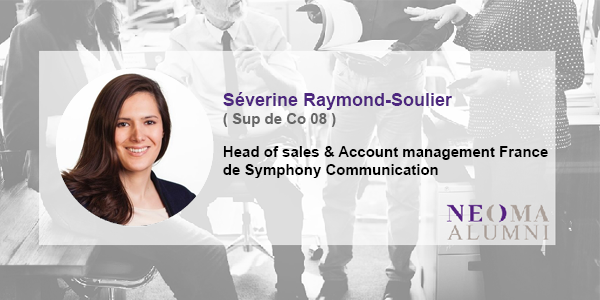 Séverine Raymond-Soulier est nommée head of sales & account management France de Symphony Communication