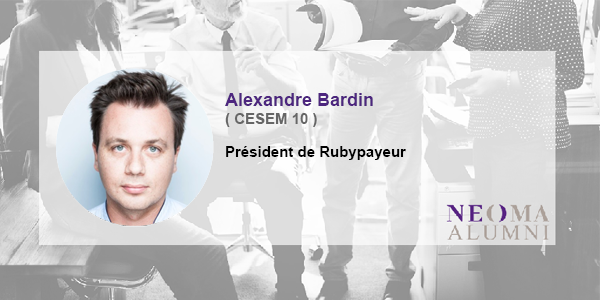 Alexandre Bardin, fondateur de Rubypayeur, en a été nommé président
