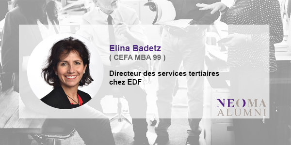 Elina Badetz est promue directeur des services tertiaires d'EDF