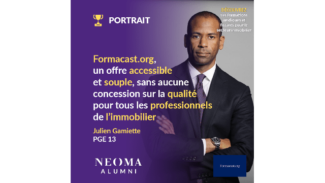 Julien Gamiette (PGE 13) présente Formacast : restez à la hauteur des exigences du marché Immobilier !