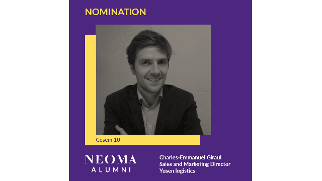 Charles-Emmanuel Girault est promu sales and marketing director d'Yusen logistics