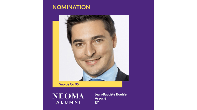 Jean-Baptiste Bouhier est nommé Associé chez EY