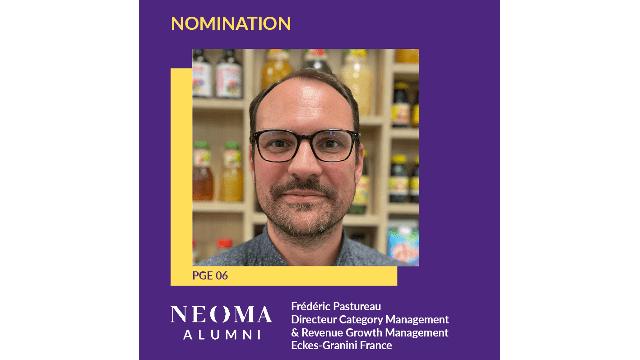 Frédéric Pastureau est promu directeur Category Management et Revenue Growth Management d'Eckes Granini France