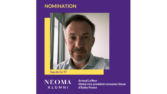 Arnaud Lafleur est promu global vice president consumer tissue d'Essity France
