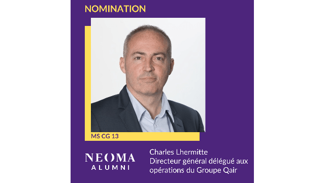 Charles Lhermitte est promu directeur général délégué aux opérations du Groupe Qair