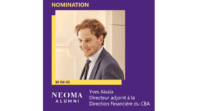 Yves Aixala a été nommé directeur adjoint à la Direction Financière du CEA