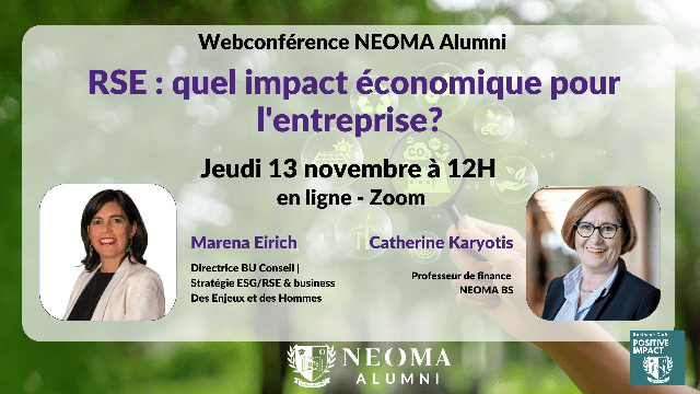 Webconférence : RSE, quel impact économique pour l'entreprise?