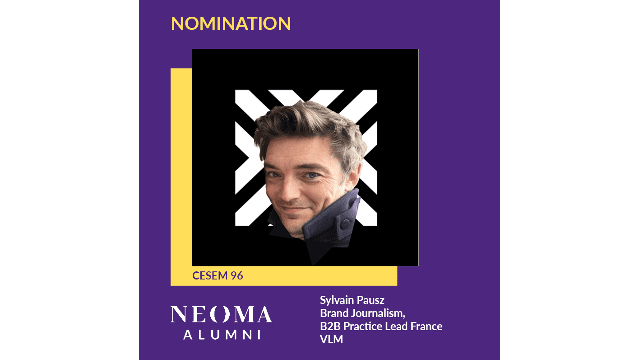 Sylvain Pausz est nommé partner, Brand Journalism, B2B Practice Lead France de VLM