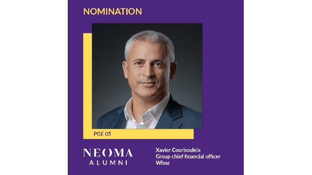 Xavier Courbouleix est nommé Group chief financial officer de Whoz, à ce poste depuis janvier 2024