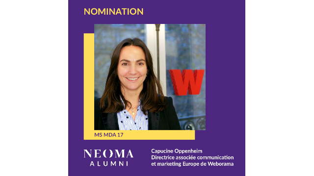 Capucine Oppenheim est promue directrice associée communication et marketing Europe de Weborama