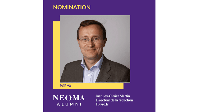 Jacques-Olivier Martin est promu directeur de la rédaction du site Lefigaro.fr