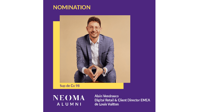 Alain Vendrasco est promu digital Retail & Client Director EMEA de Louis Vuitton