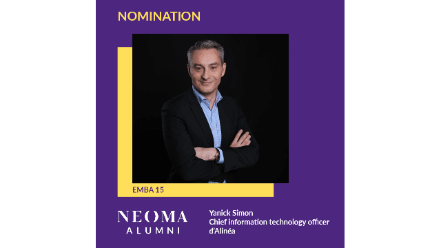 Yanick Simon est nommé chief information technology officer d'Alinéa