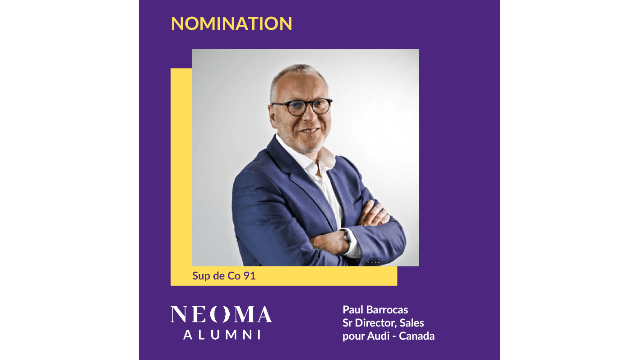 Paul Barrocas est nommé Sr Director, Sales chez Audi - Canada