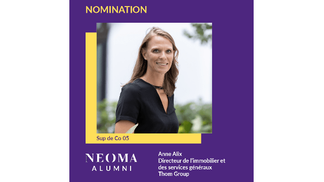 Anne Alix est promue directeur de l'immobilier et des services généraux de Thom Group