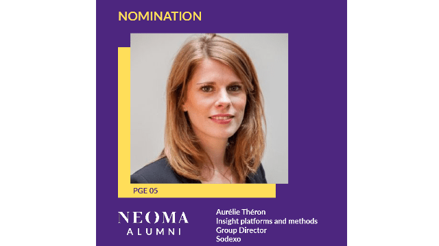 Aurélie Théron est nommé Insight platforms and methods Group Director de Sodexo