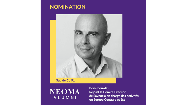 Boris Bourdin rejoint le Comité Exécutif de Savencia en charge des activités en Europe Centrale et Est