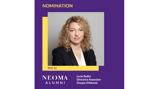 Lucie Radici est promue directrice financière Groupe d'Advenis