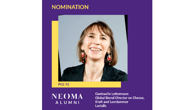 Gwénaelle Lettermann  est nommé Global Brand Director on Cheese, Kraft and Leerdammer de Lactalis
