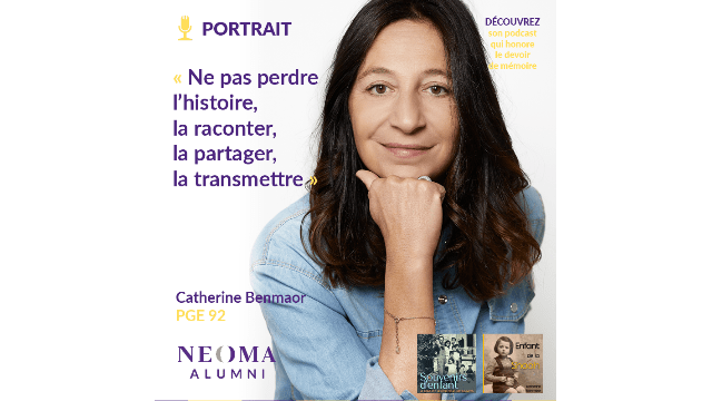 Catherine Benmaor (PGE 92) : "ne pas perdre l’histoire, la raconter, la partager, la transmettre"