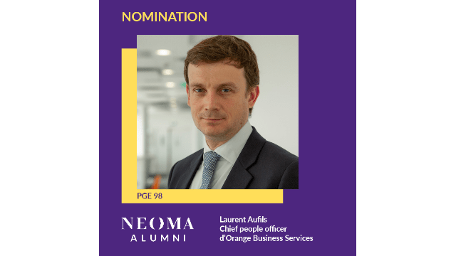 Laurent Aufils est promu chief people officer d'Orange Business Services